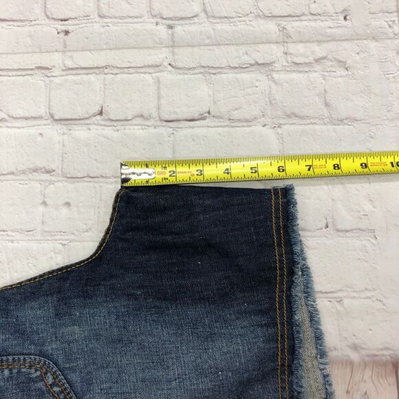 NWT MEK DNM Women Milos F.X.H Blue Denim Shorts Size 31 Dark Wash B271 -28 - Picture 5 of 16